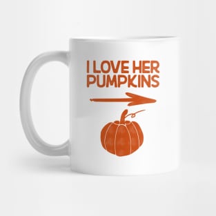 I Love Her Pumpkins Mug